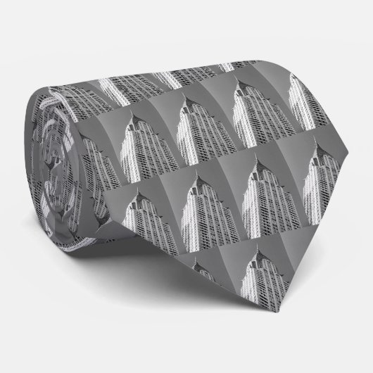 Chrysler Building Stropdas (Opgerold)