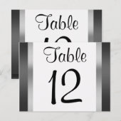 Chrysler Building Zwart Zilveren Tafel Nummer Briefkaart (Voorkant / Achterkant)