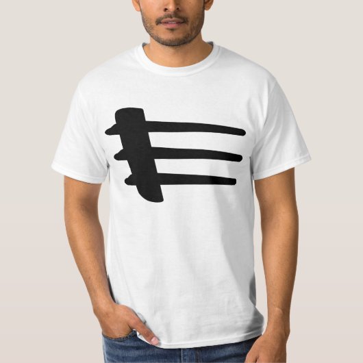 Chrysler Crossfire Side Strake Basic White T-Shirt (Voorkant)