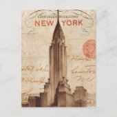  Chrysler-gebouw in New York Briefkaart (Voorkant)
