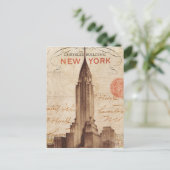  Chrysler-gebouw in New York Briefkaart (Staand voorkant)