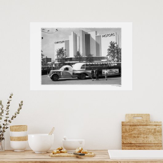 Chrysler & Greyhound Poster (Cuisine)