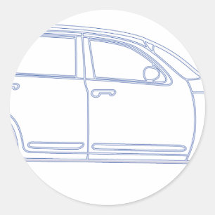 Chrysler PT Cruiser Ronde Sticker