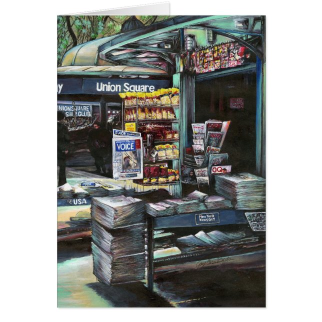 Chrysocolia Morning, Union Square, NYC (Voorkant)