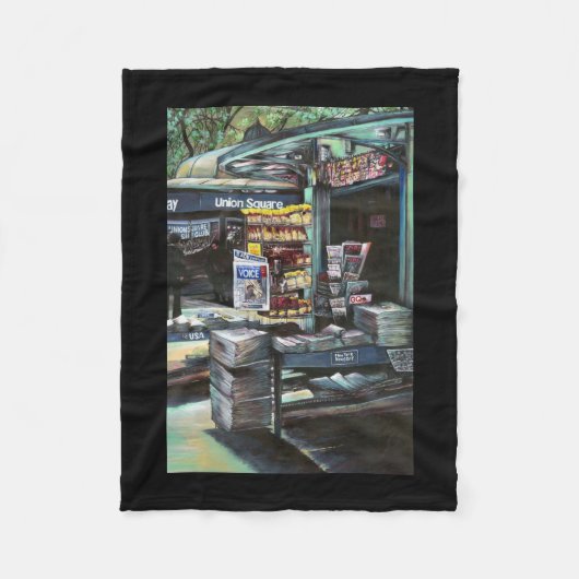 Chrysocolia Morning, Union Square, NYC Fleece Deken (Voorkant)