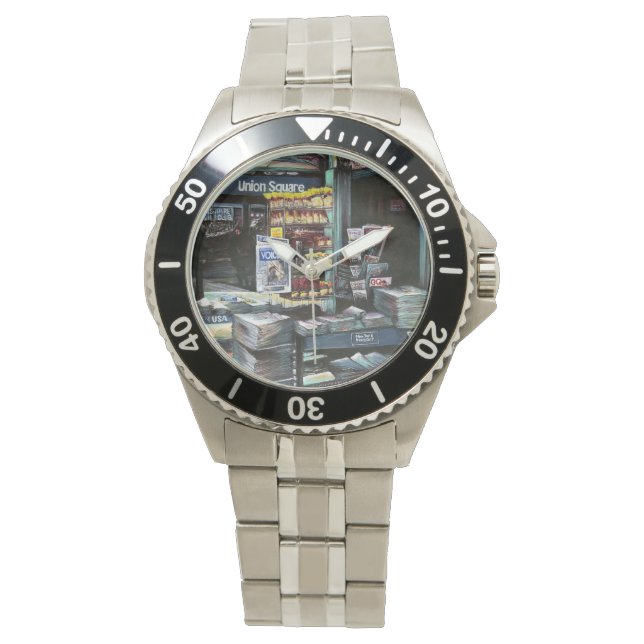 Chrysocolia Morning, Union Square, NYC Horloge (Voorkant)