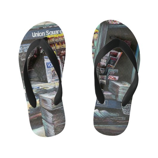Chrysocolia Morning, Union Square, NYC Kinder Teenslippers (Voetbed)