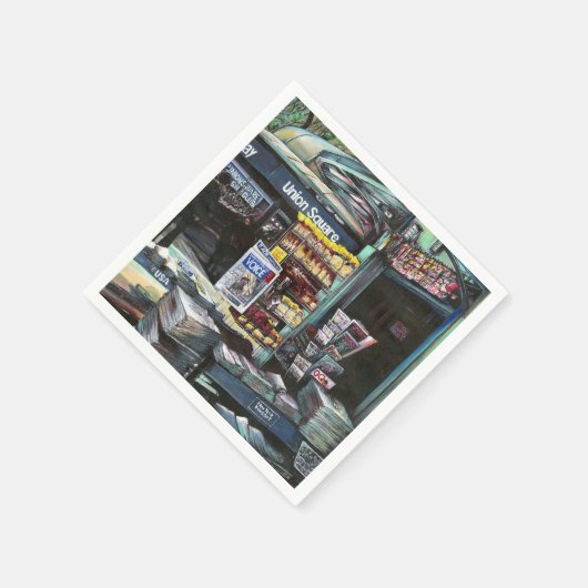 Chrysocolia Morning, Union Square, NYC Servetten (Hoek)