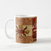 Chu Mtu African Folk Art Koffiemok (Links)