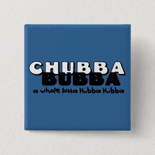 Chubba Bubba Vierkante Button 5,1 Cm