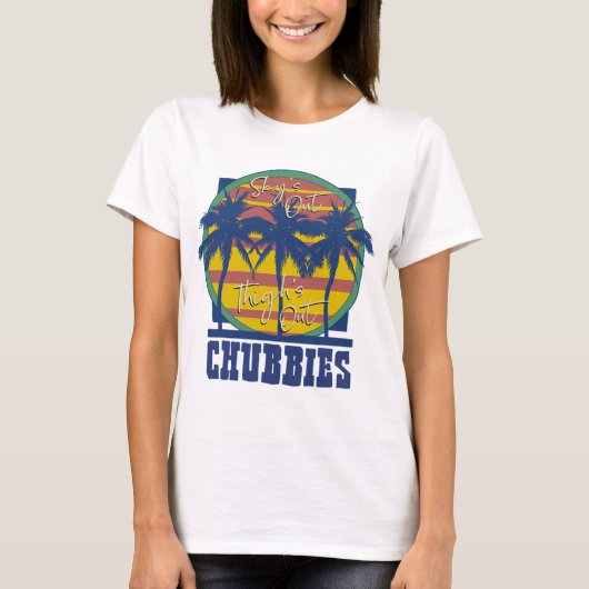Chubbies Sky's Out Thighs Out T-shirt (Voorkant)