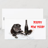 Chubbs le carte photo de bonne année de Wampug (Devant / Derrière)