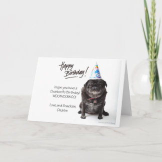 Chubbs The Wampug Birthday Card Kaart