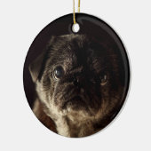 Chubbs The Wampug Black op Black Ornament (Links)