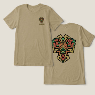 Chubbsco boom schedel grafisch Tri-Blend shirt