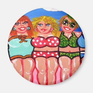 Chubby Beach Divas Vrienden Magneet