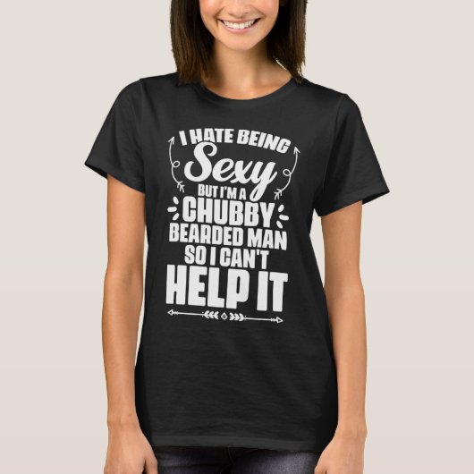 Chubby Bearded Man Bearded Man T-shirt (Voorkant)