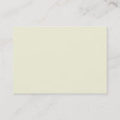 Chubby Beige Carte de visite de script tendance Mo (Dos)