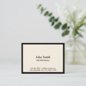 Chubby Black Border OB/GYN Visitekaartje (Staand voorkant)