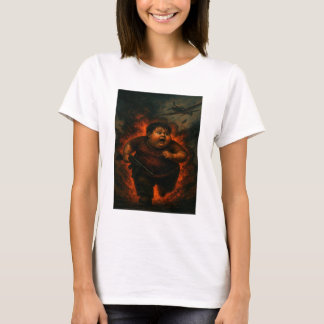 Chubby Boy in War beroemd gemaakt door Funny Dark  T-shirt