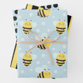 Chubby Bumblebee papierset voor het verpakken van  Inpakpapier Vel (In situ)