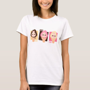 chubby bunny ice room-neopolitan t-shirt