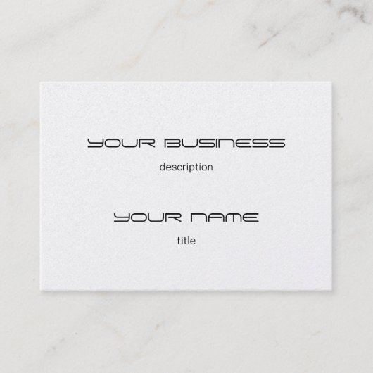 Chubby Carte de visite Premium Pearl (Devant)