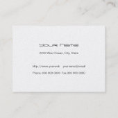 Chubby Carte de visite Premium Pearl (Dos)