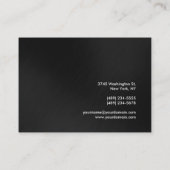 Chubby Carte de visite tendance Grey Attractif (Dos)