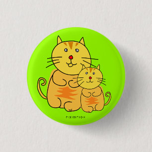 Chubby Cat Button