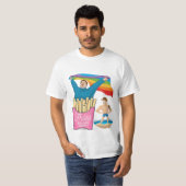 CHUBBY CHASER LGBT Gay pride Funny Twink T-shirt (Devant entier)