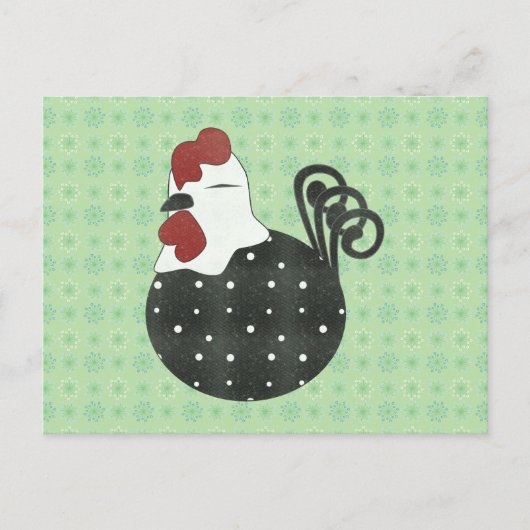 Chubby Chicken Briefkaart (Voorkant)