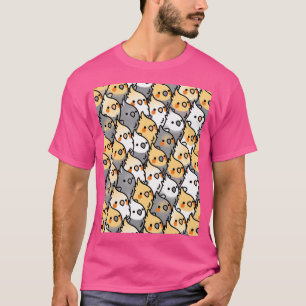 Chubby Cockatiel Party T-shirt