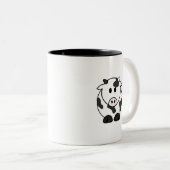 Chubby Cow Kawaii Mug (Devant droit)