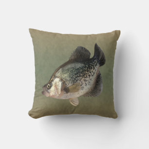 Chubby Crappie Fish Kussen