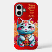 Chubby Fortune Cat Chinees Nieuwjaar Case-Mate iPhone Case (Achterkant)