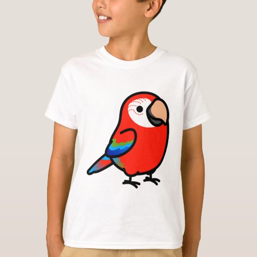 Chubby Green-winged Macaw T-shirt (Voorkant)