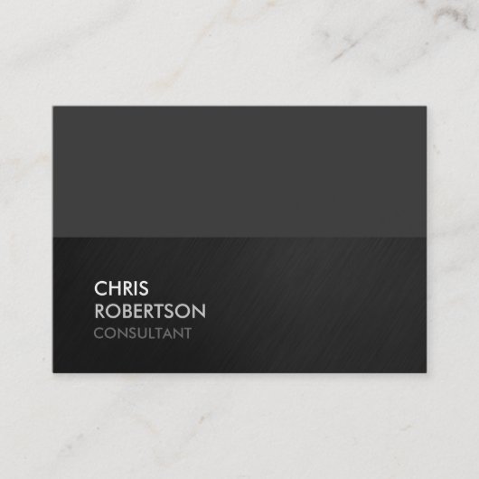Chubby Grey Attractif Carte de visite Chic (Devant)