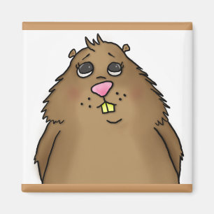 Chubby Hamster Magnet Magneet