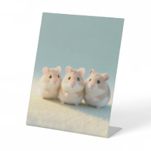 Chubby Hamster Trio Vriendschapsmomenten