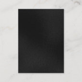 Chubby Huge Red Striped Monogram Grey Visitekaartje (Achterkant)