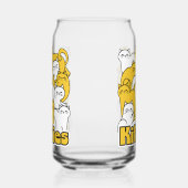 Chubby Katten Design - Schattige kattenkunst Blikvorm Glas (Rechts)