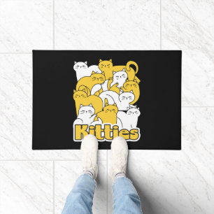 Chubby Katten Design - Schattige kattenkunst Deurmat