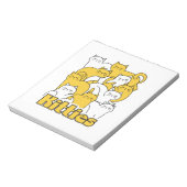 Chubby Katten Design - Schattige kattenkunst Notitieblok (Gedraaid)