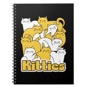 Chubby Katten Design - Schattige kattenkunst Notitieboek
