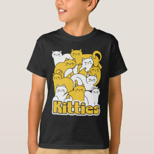 Chubby Katten Design - Schattige kattenkunst T-shirt