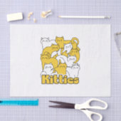 Chubby Katten Design - Schattige kattenkunst Tissuepapier (Craft)