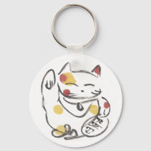 Chubby Maneki Neko Sleutelhanger