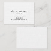 Chubby moderne Carte de visite moderne design (Devant / Derrière)