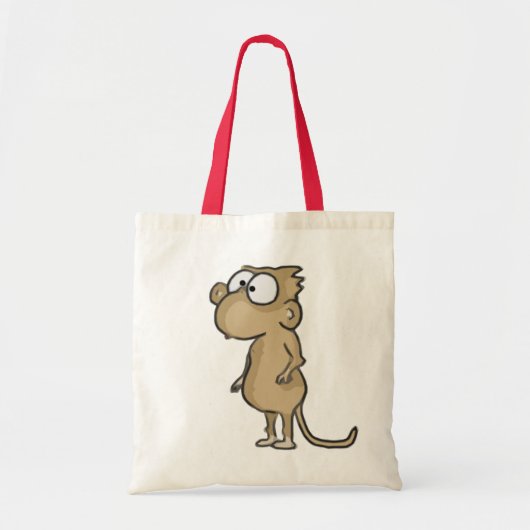 Chubby Monkey Canvas tas (Voorkant)
